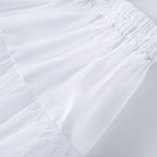 Court jupon de couleur blanche