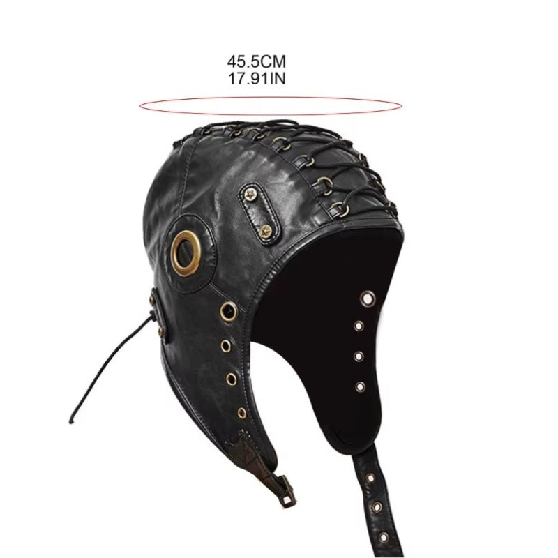 Couvre-chef aviateur d'inspiration steampunk