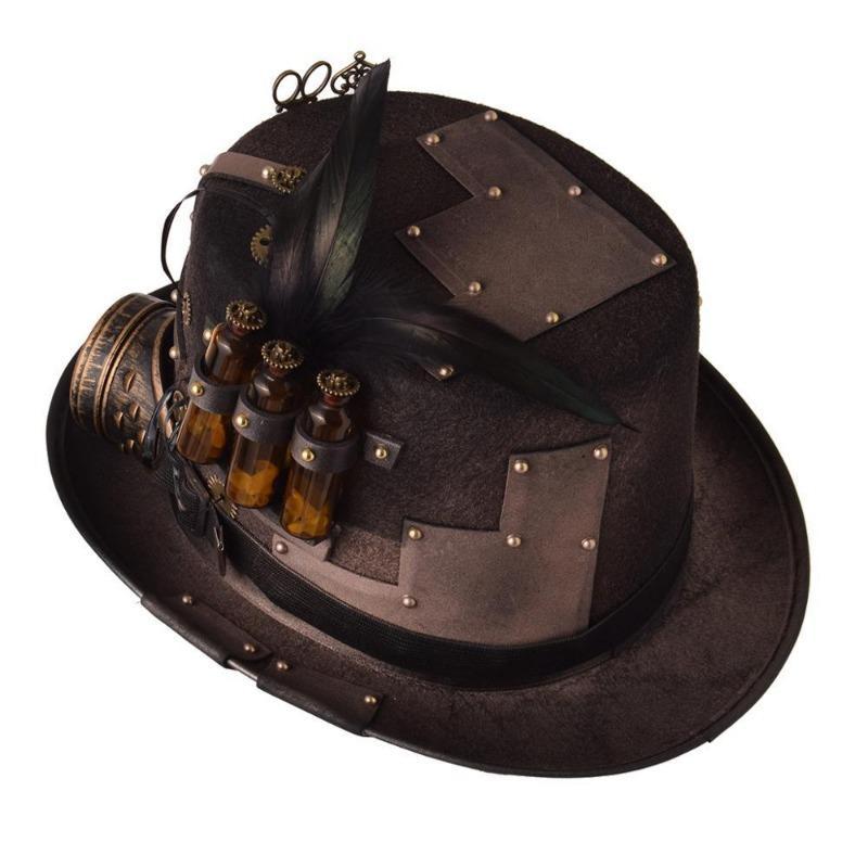 Couvre-chef de savant steampunk