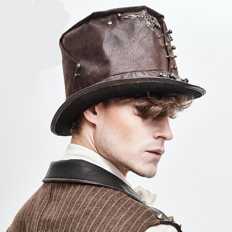 Couvre-chef gothique d’inspiration steampunk