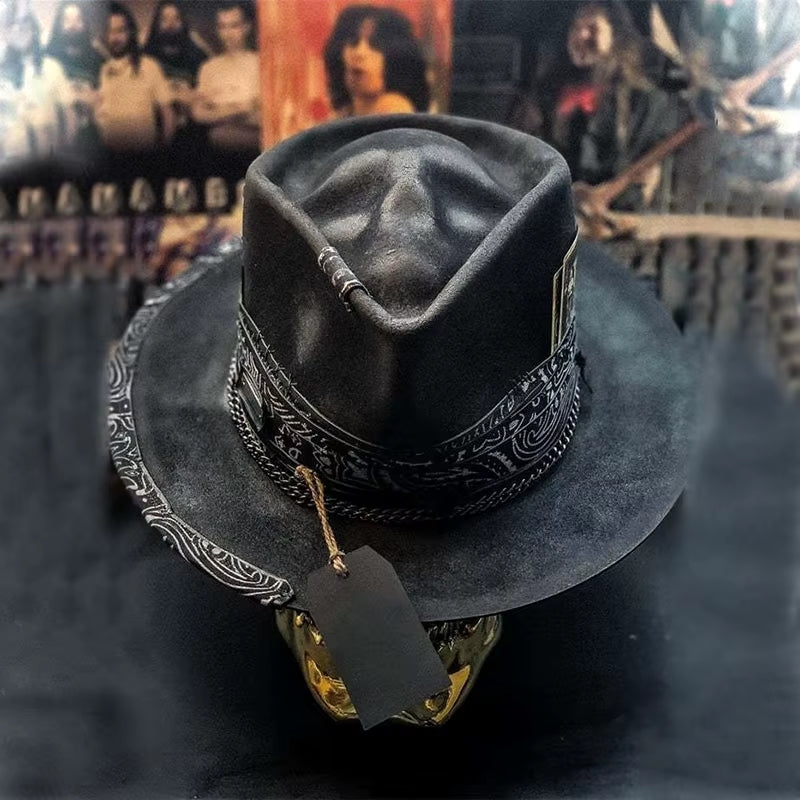 Couvre-chef steampunk à l’allure cowboy