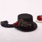 Couvre-chef steampunk à l’allure gothique