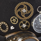 Couvre-chef steampunk avec mécanismes
