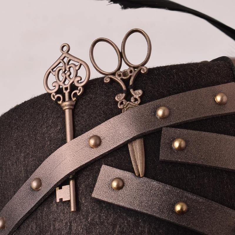 Couvre-chef steampunk pour savant