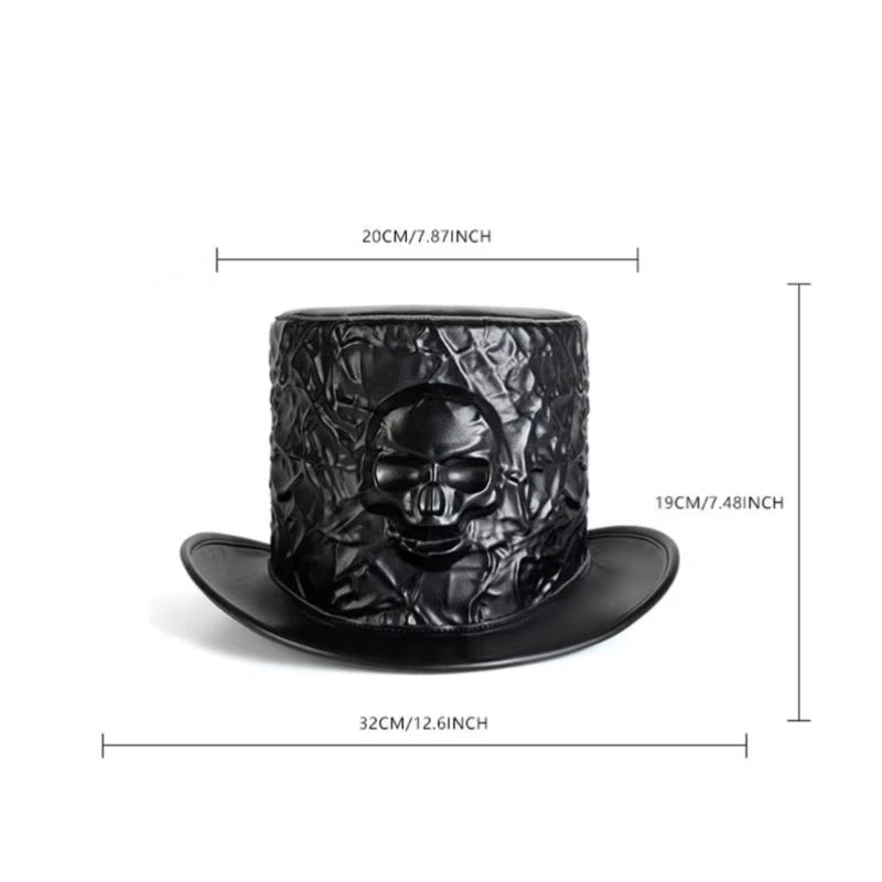 Couvre-chef steampunk skull