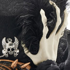 Couvre-chef steampunk tête de mort
