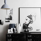 Décoration en forme de projecteur cinéma