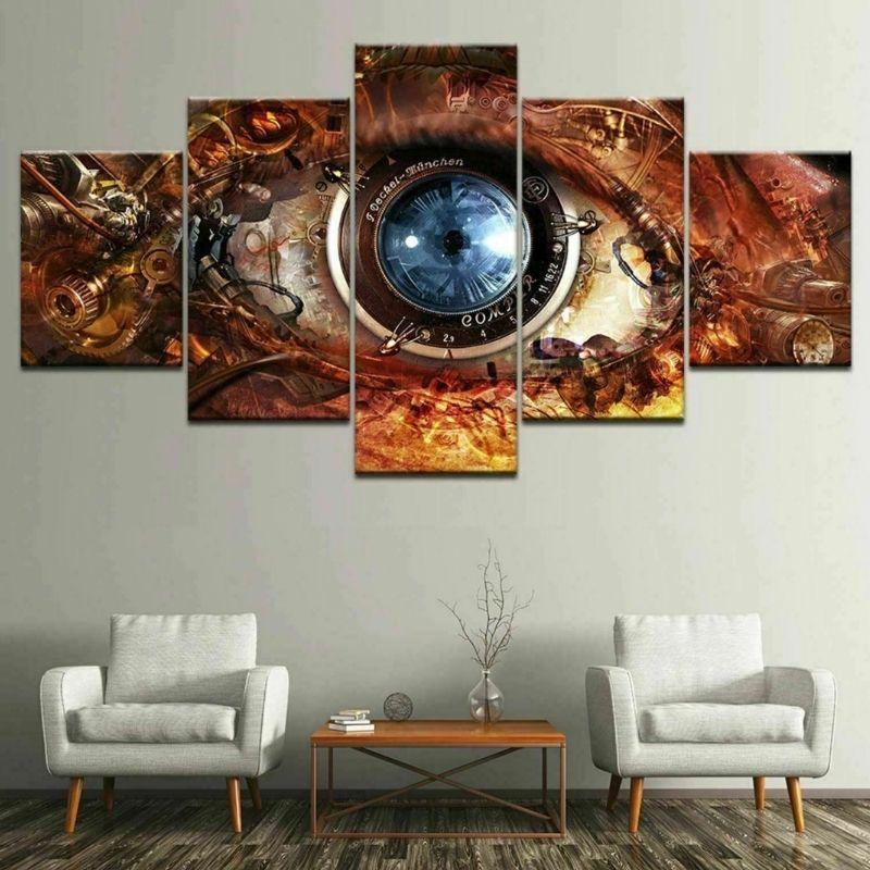 Décoration murale à motif œil