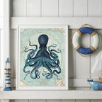 Décoration murale sur le thème du kraken