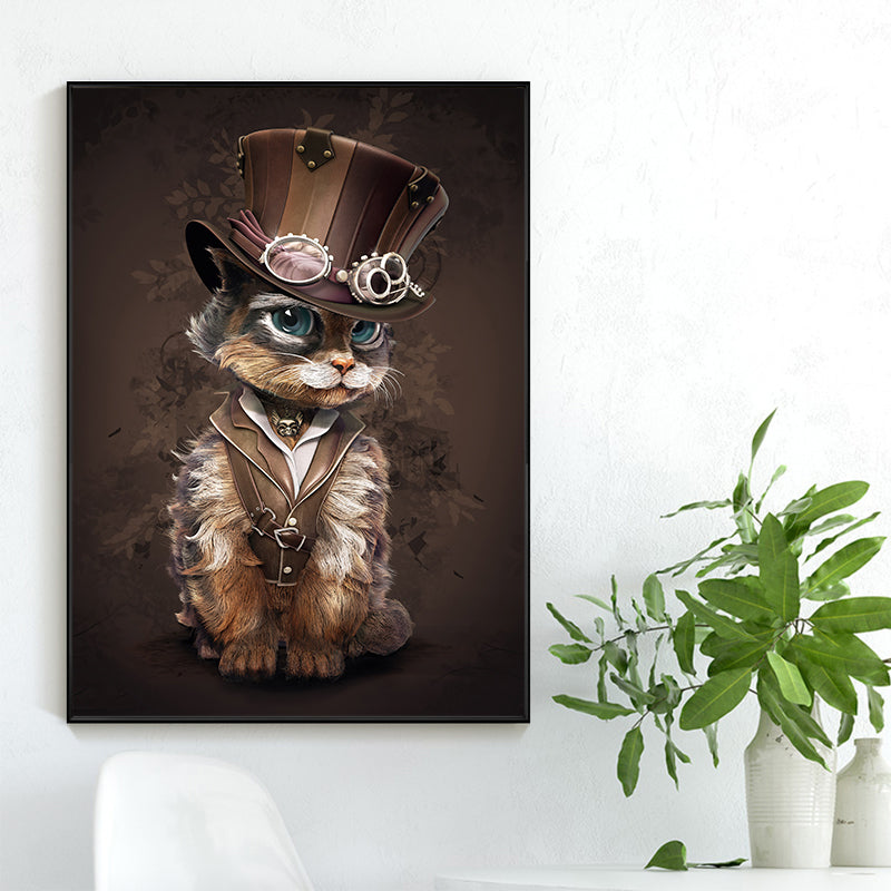 Décoration sur toile steampunk