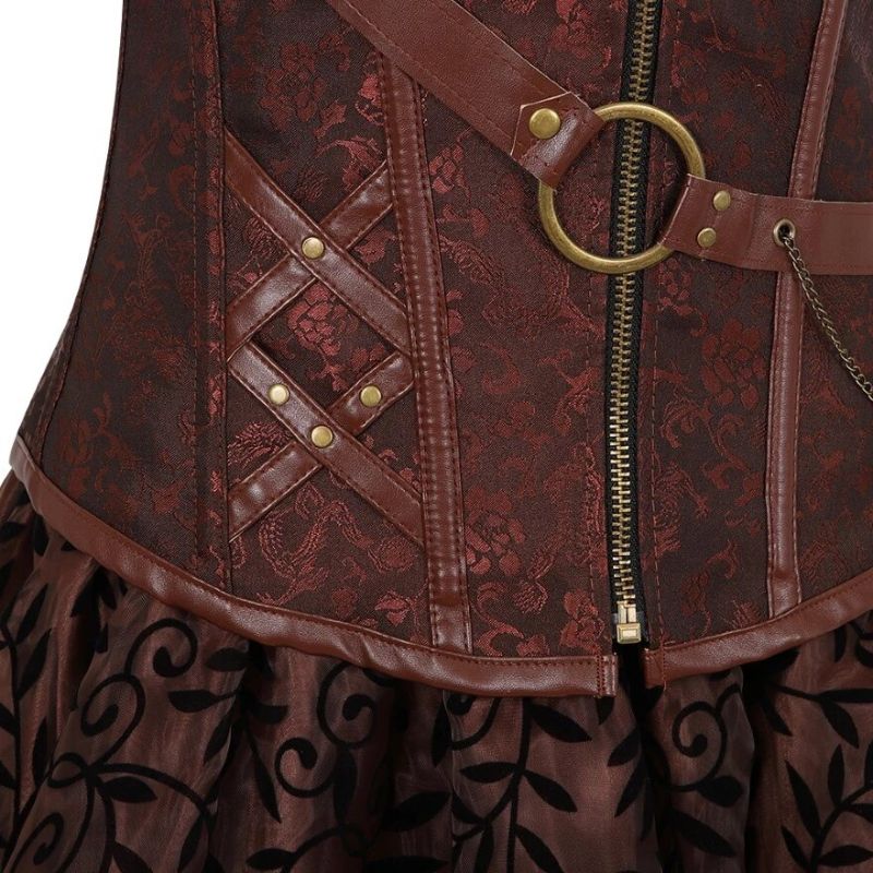 Déguisement féminin de style steampunk