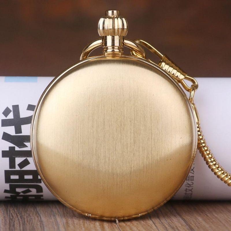 Double clapet pour montre à gousset steampunk