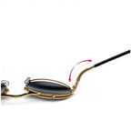Double verre pour lunettes steampunk