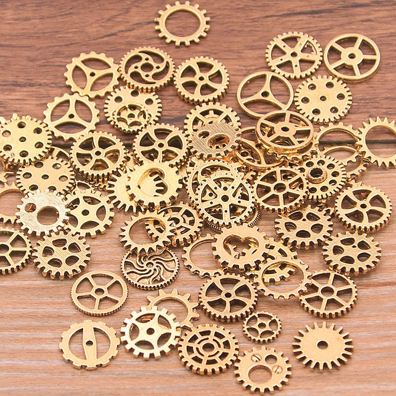 Engrenages au style steampunk en ensemble
