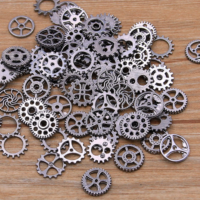 Ensemble de rouages de style steampunk