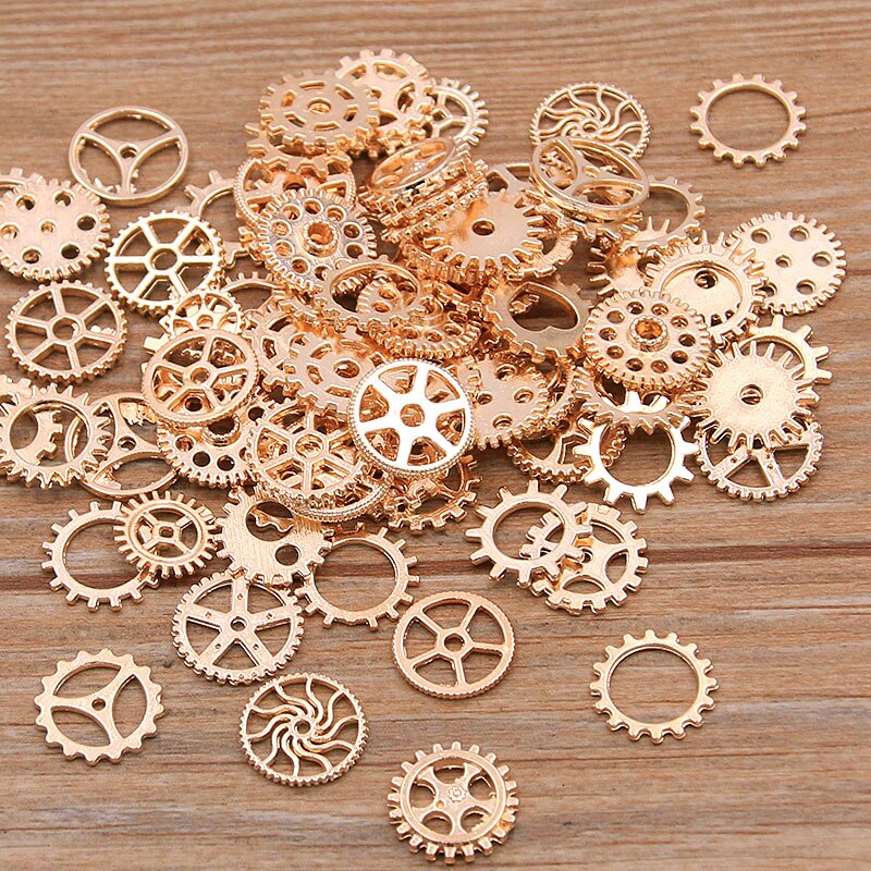 Ensemble d’engrenages au style steampunk