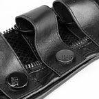 Gant homme en PU de style gothique