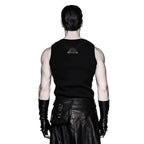 Gant masculin gothique conçu en PU