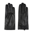Gant pour homme en cuir noir
