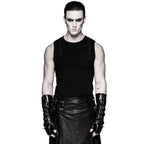 Gant pour homme en PU gothique