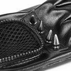 Gant style gothique en PU pour homme