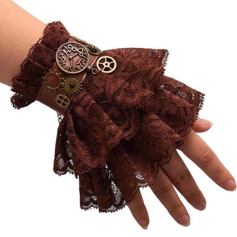 Gants de dentelle steampunk