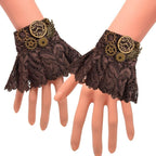 Gants en dentelle style steampunk