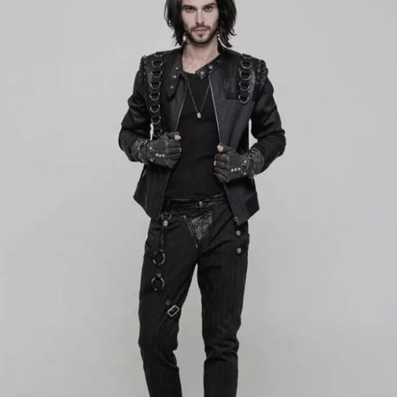 Gants homme dans un esprit steampunk