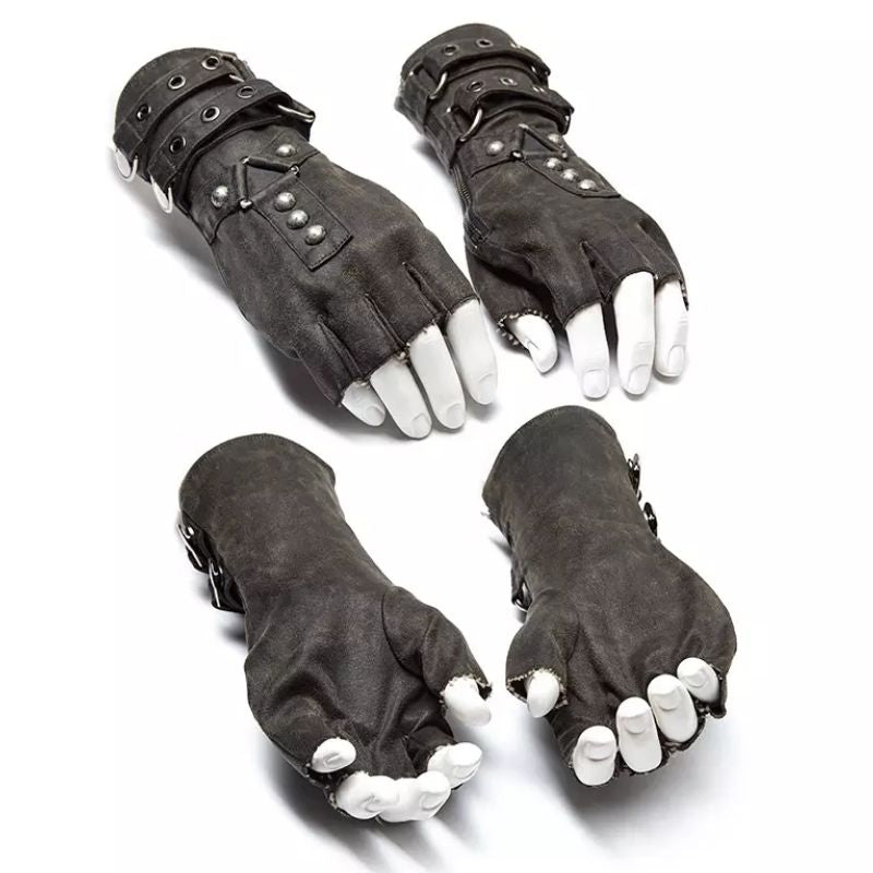 Gants masculins au style steampunk