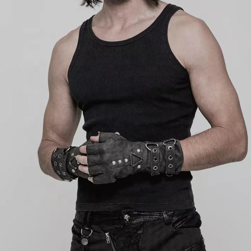 Gants steampunk de conception masculine