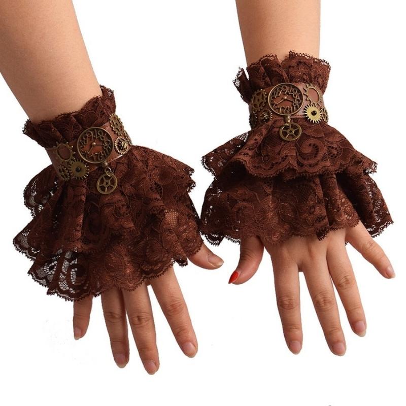 Gants steampunk en dentelle