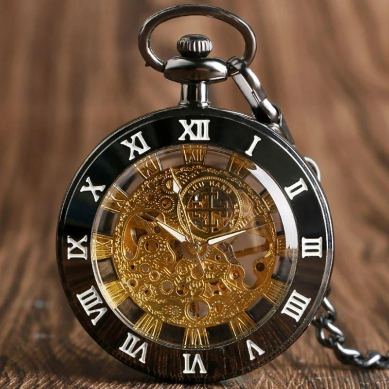 Garde-temps de poche ancien squelette