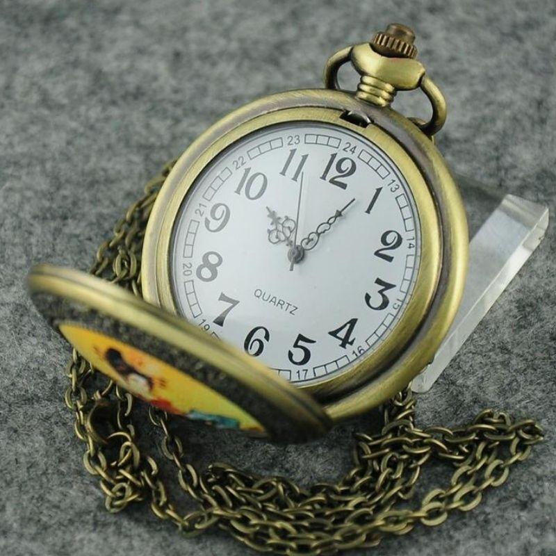 Garde-temps japonais à gousset steampunk