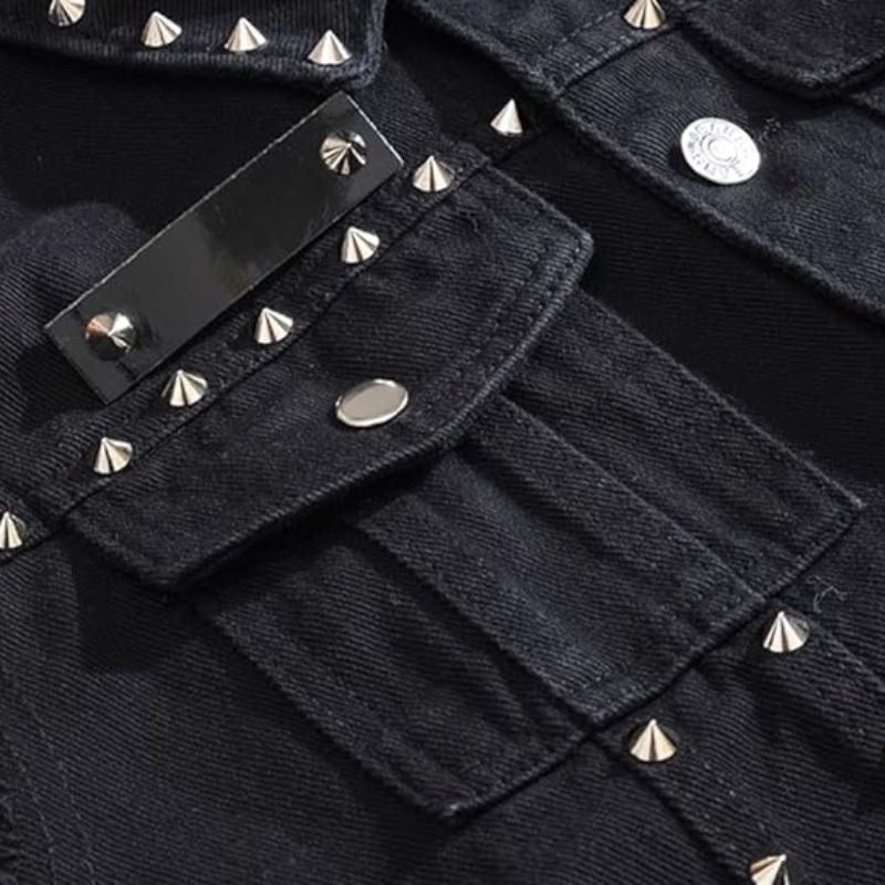 Gilet à l’allure punk