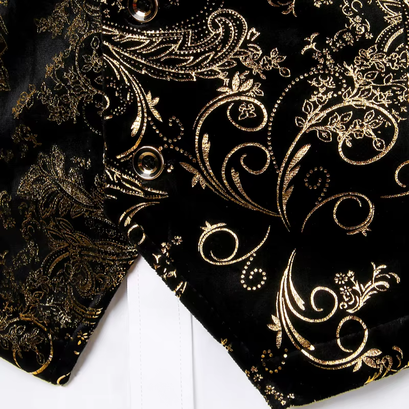 Gilet à motifs pour costume homme