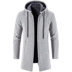 Gilet cardigan à capuche pour homme