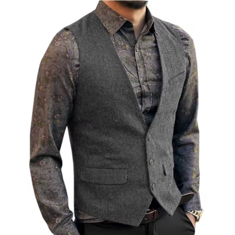 Gilet costume steampunk d’allure vintage
