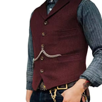 Gilet d’homme steampunk sans aucune manche