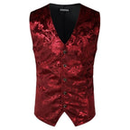 Gilet homme imprimé de style habillé