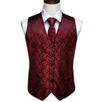 Gilet homme rouge pour mariage
