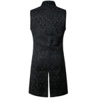 Gilet long gothique homme sans manches