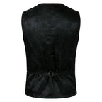 Gilet masculin imprimé façon costume