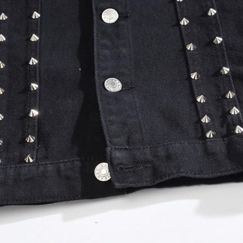 Gilet mode punk