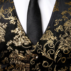 Gilet pour homme de costume imprimé
