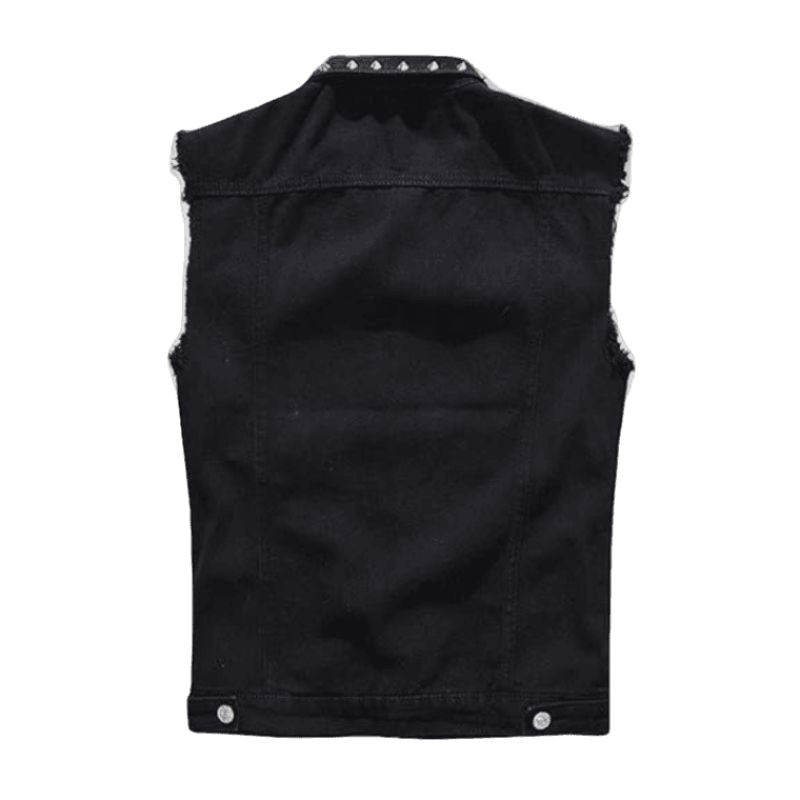 Gilet punk au style rebelle