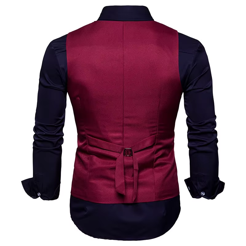 Gilet rouge de costume