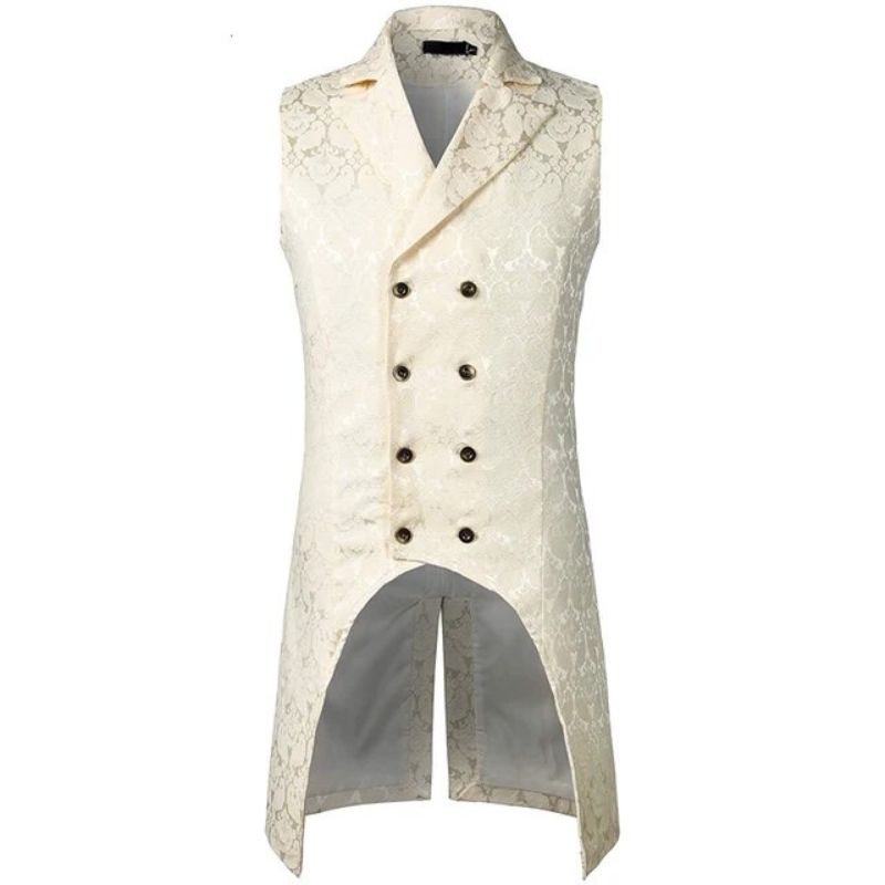 Gilet sans manches homme long gothique