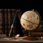 Globe terrestre rotatif sur pied