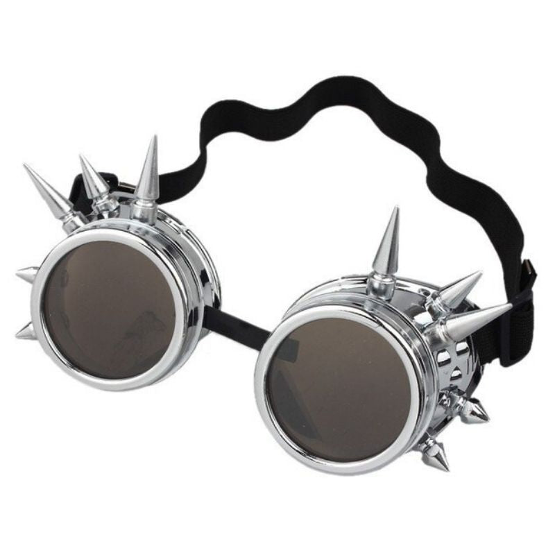 Goggles cyber goth en forme de lunettes