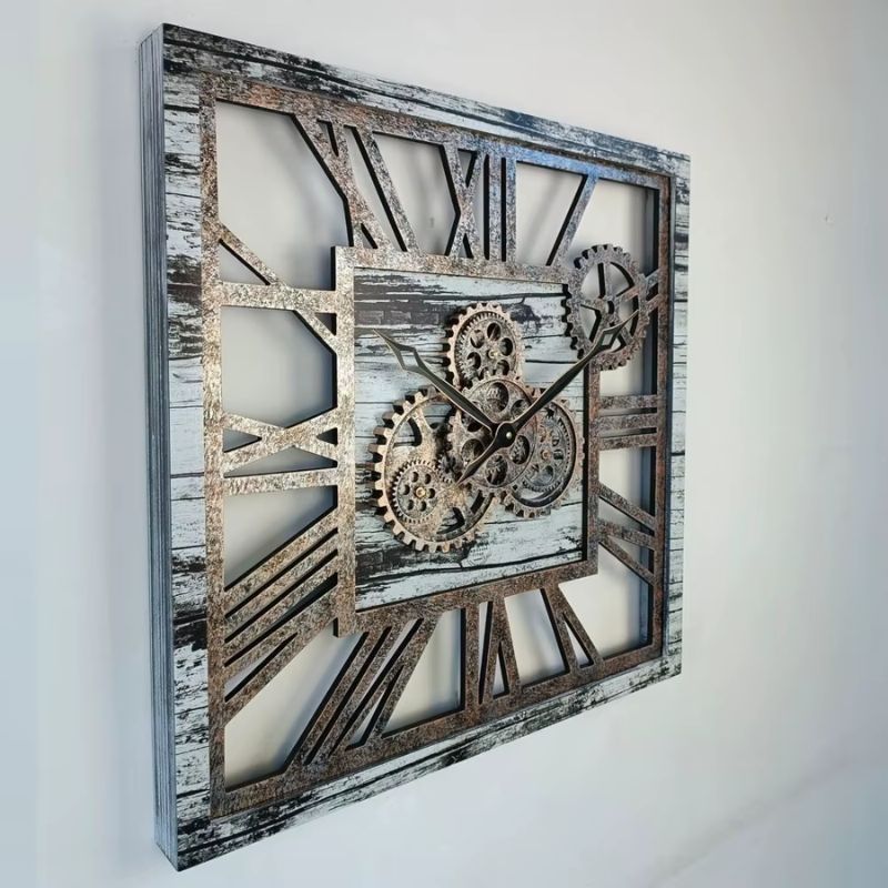 Grande pendule au style steampunk